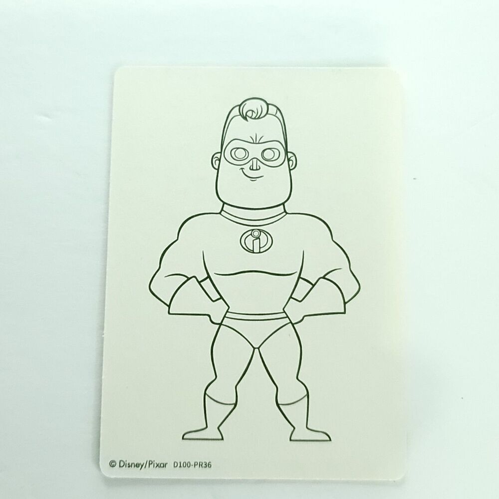 Bob Parr 2023 Card Fun 1/1 Disney 100 Carnival  Paper Sketch Card D100-PR36